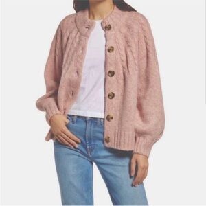 Madewell Harwood Pink Cardigan